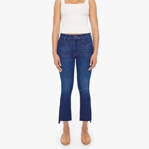 New💫LIL’ MOTHER Insider Crop-Step Fray Jeans Off Limits 24 Blue Anthropologie
